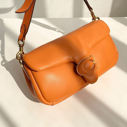 Leather Pillow Tabby Shoulder Crossbody Bag