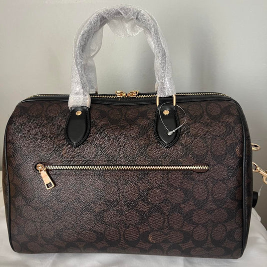 Coach Large Rowan Satchel Bag & Matching Wallet