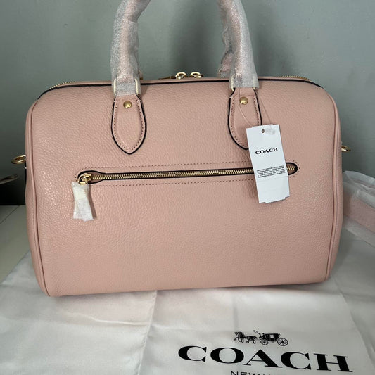Coach Rowan Large Satchel Bag – Shell Charm