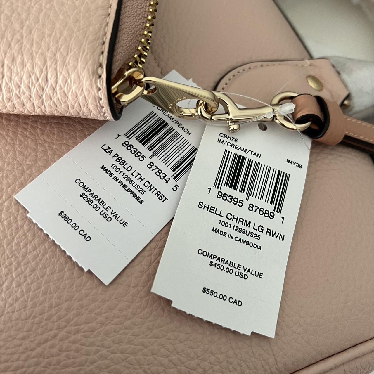 Coach Rowan Large Satchel Bag – Shell Charm