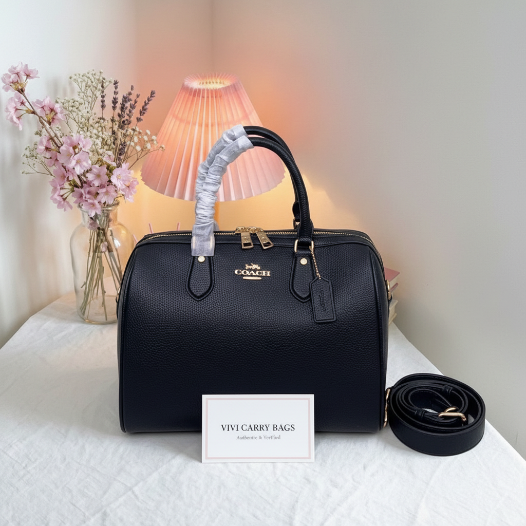 Coach Black Barrel Bag – Lifestyle