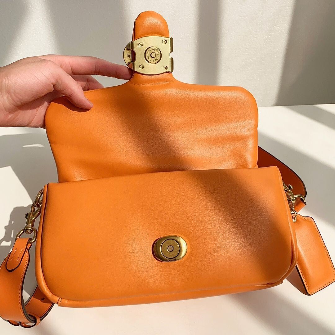 Leather Pillow Tabby Shoulder Crossbody Bag