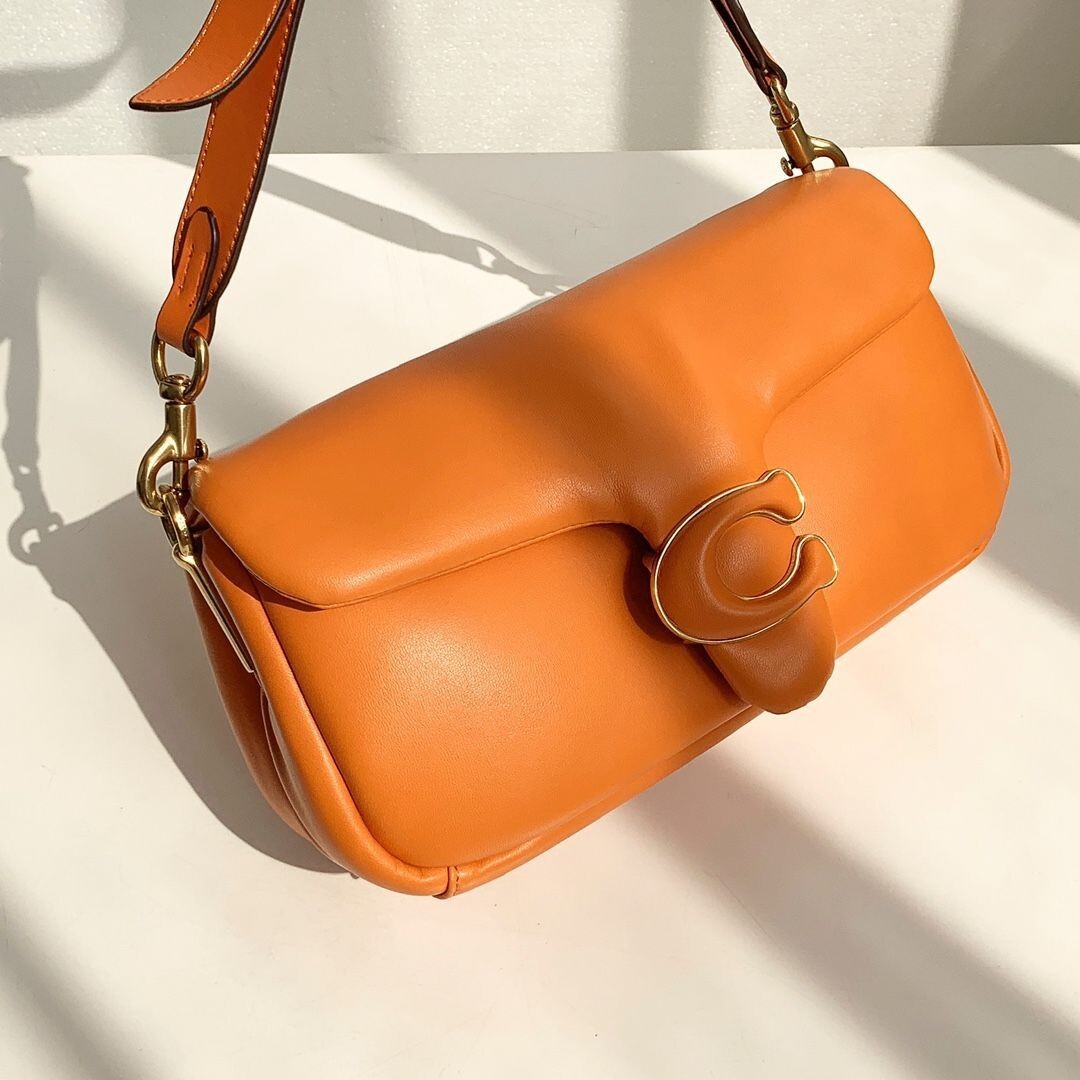 Leather Pillow Tabby Shoulder Crossbody Bag