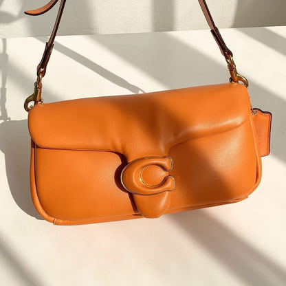 Leather Pillow Tabby Shoulder Crossbody Bag