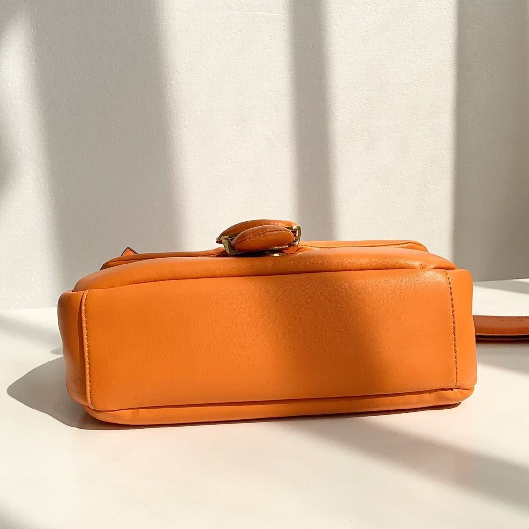 Leather Pillow Tabby Shoulder Crossbody Bag
