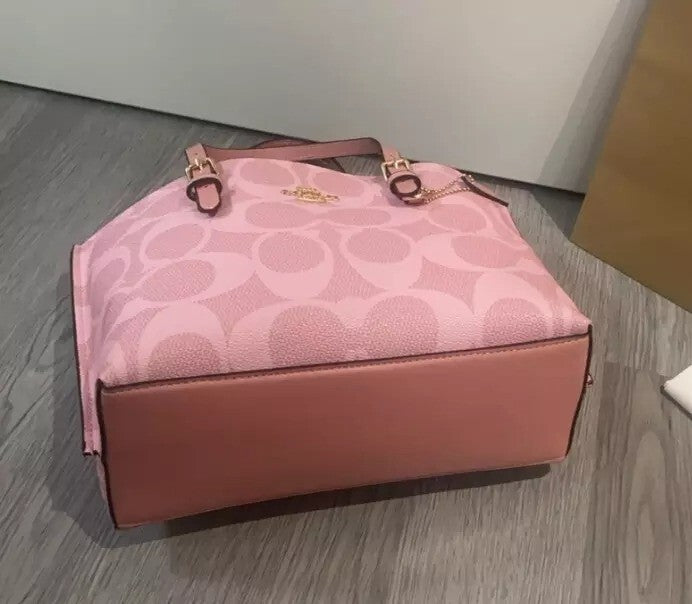 Compact Canvas Tote Bag With Detachable Crossbody Strap